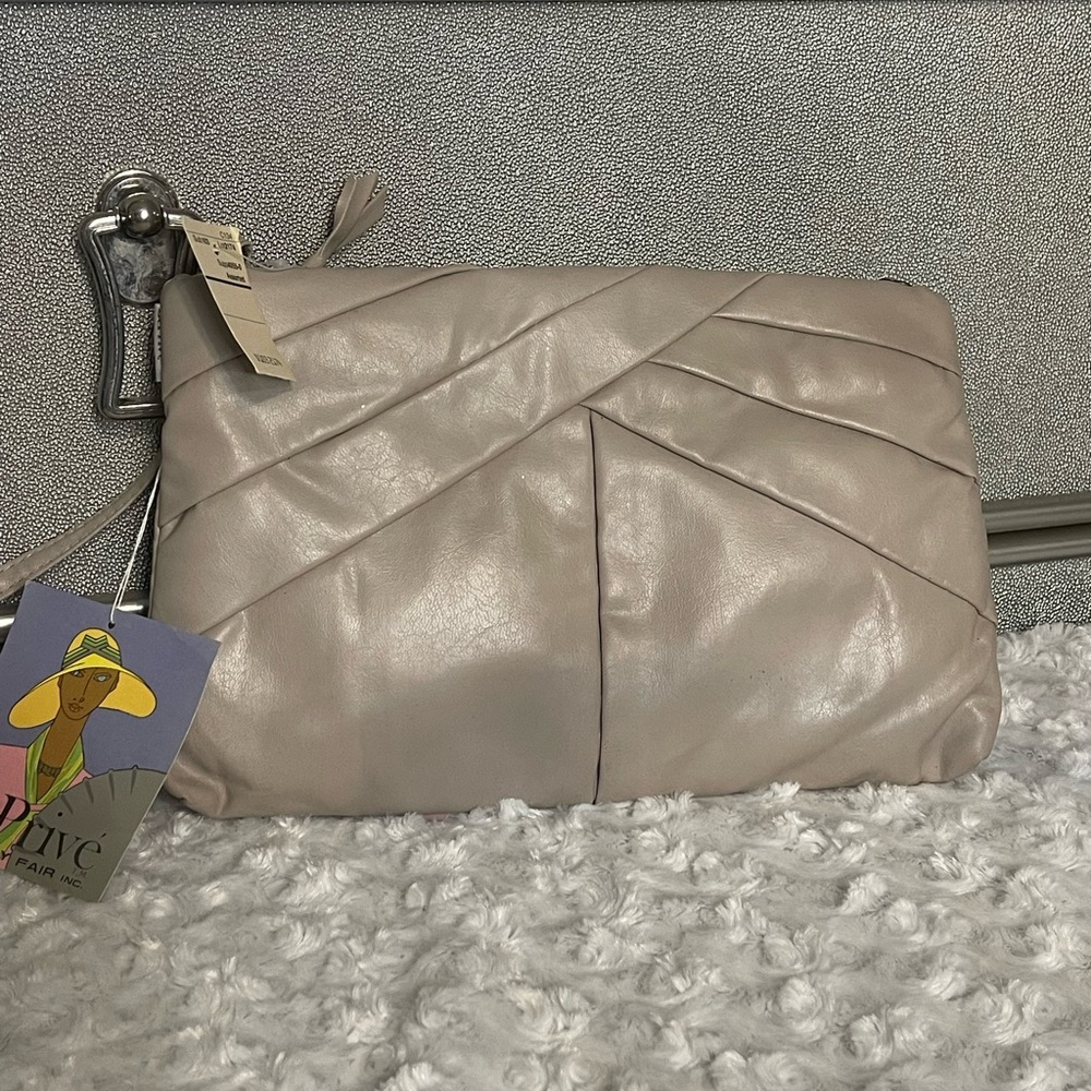 Chic vintage Beige Clutch Bag flaw